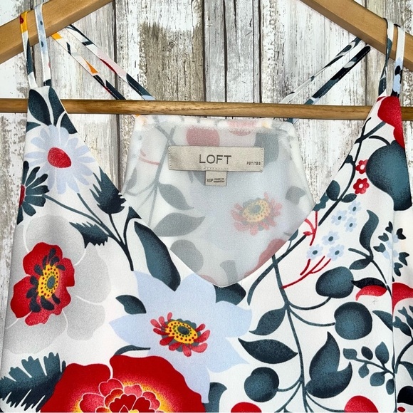 Loft White Floral Tank - Picture 5 of 5